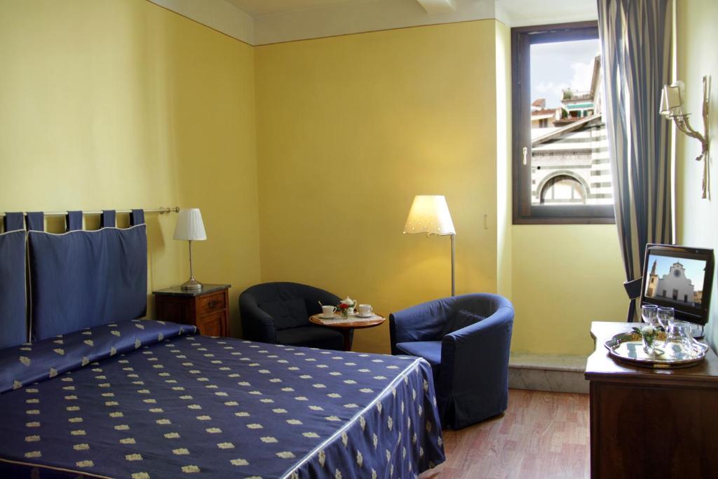 Tweepersoonskamer met 1 of 2 Bedden en Uitzicht op de Duomo